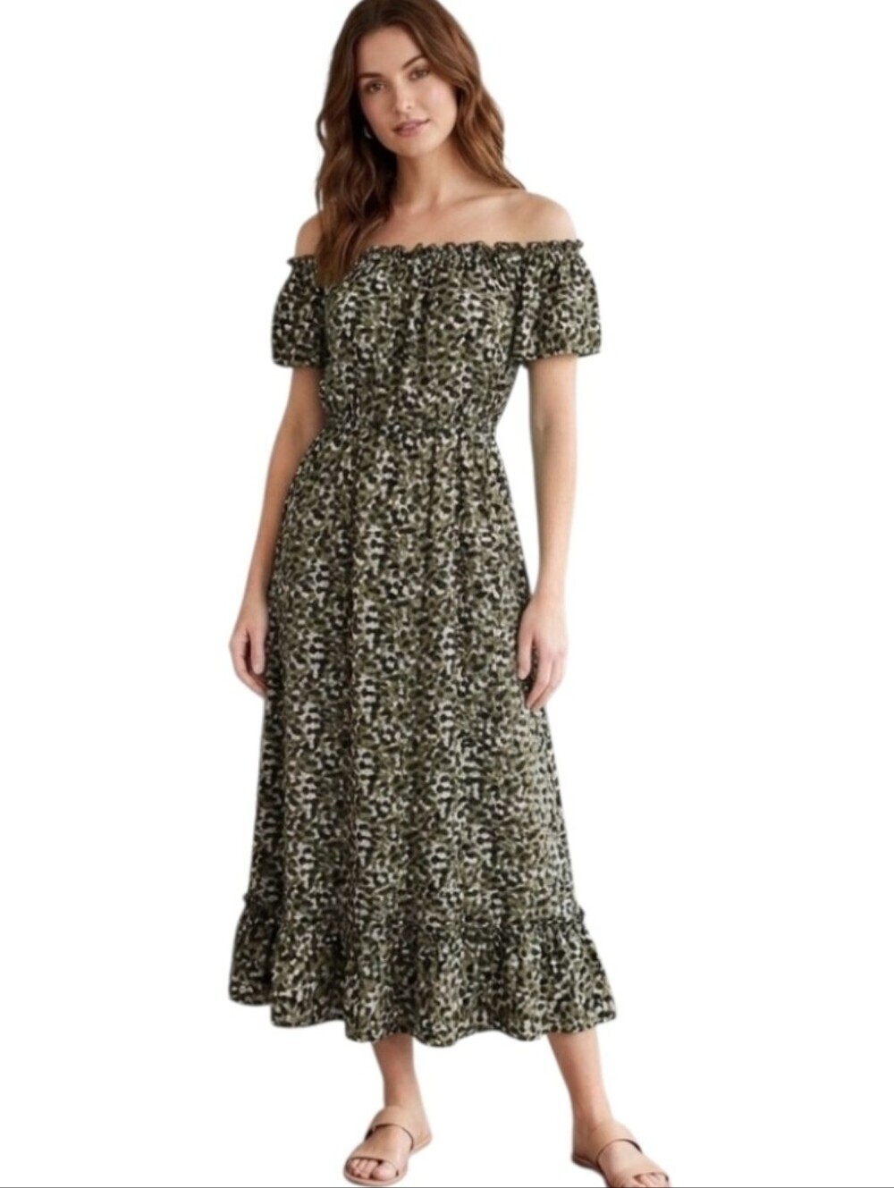 Off the Shoulder Maxi Dress
